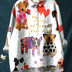 Tresha™ Playful Print Blouse