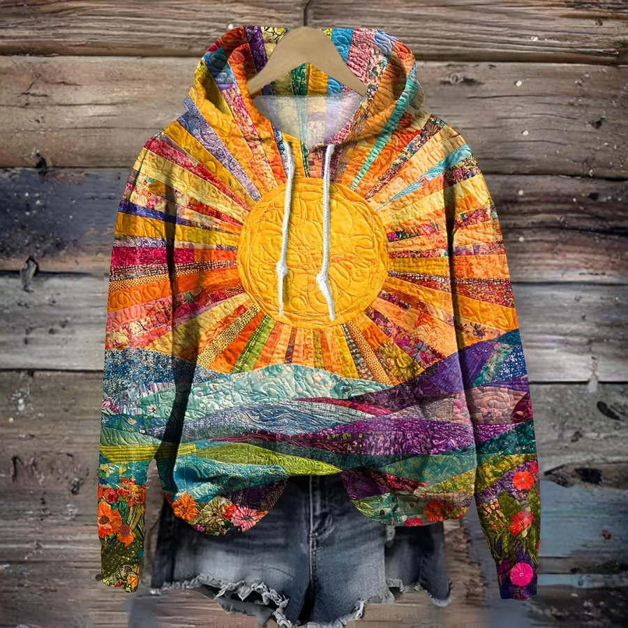 Olivia™ - Colorful Sunrise Hoodie