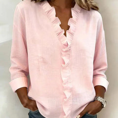 Lottie™ Ruffle V-Neck Blouse