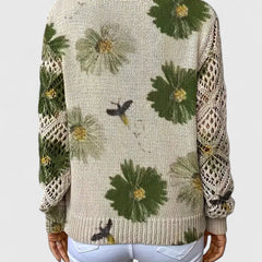 Kaiti™ - Elegant Floral Sweater