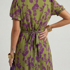 Hanna | Relaxed Floral Midi Dress