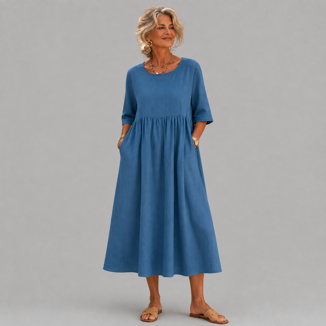 Mariella Flattering Everyday Dress