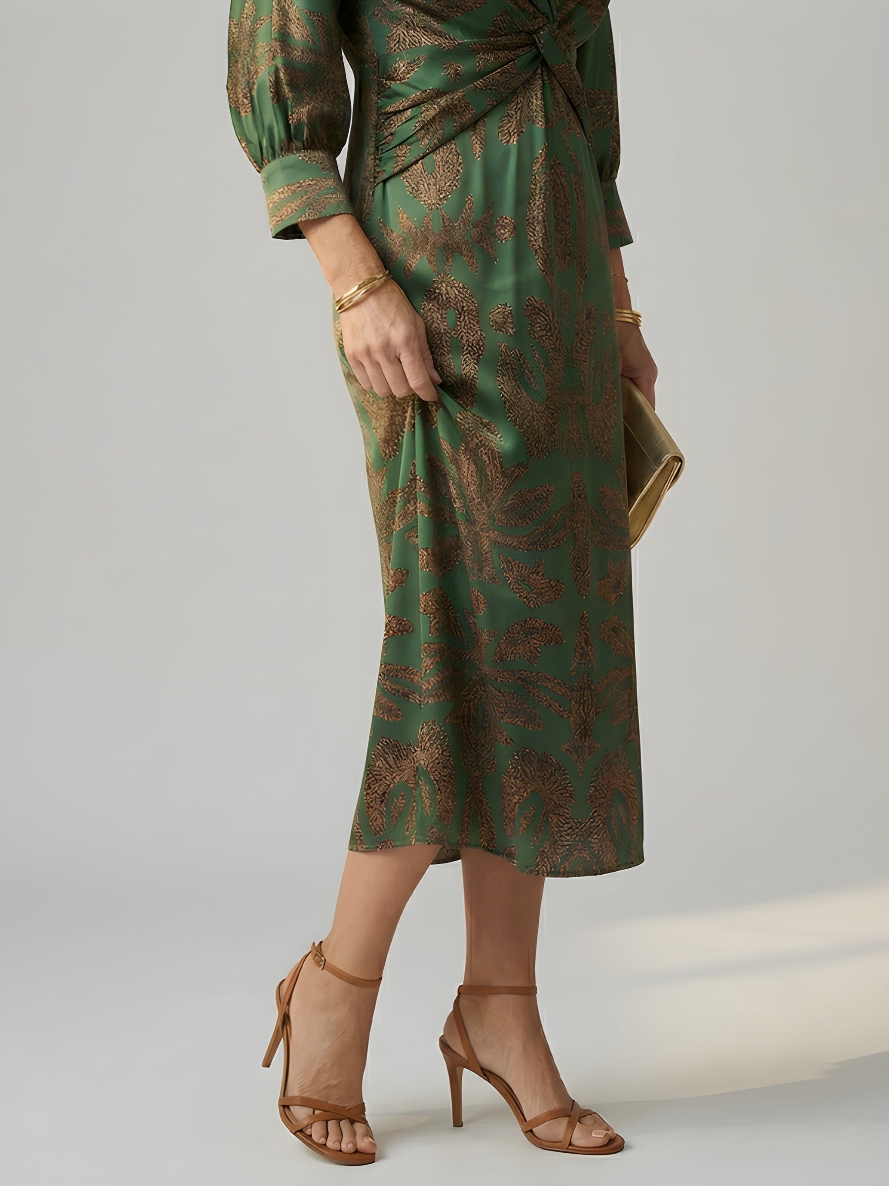 Alisson | Elegant Wrap Midi Dress