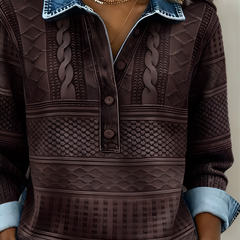 Rowan™ Half-Button Collared Sweatshirt