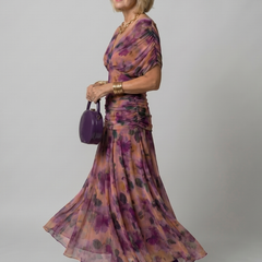Faye | Off-Shoulder Flow Midi Dress