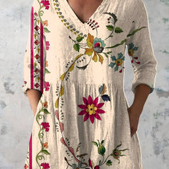 Lottie | Long Blouse with V-Neck