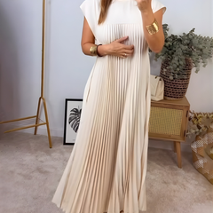 Callista™ Elegant Pleated Dress