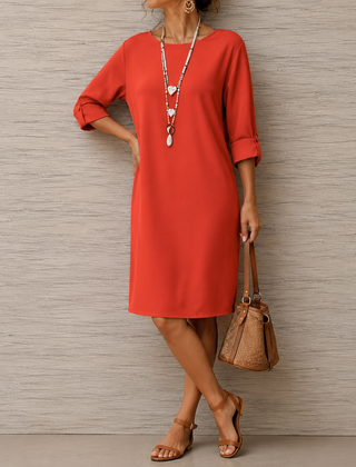 Odette Tummy-Concealing Midi Dress
