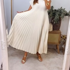 Callista™ Elegant Pleated Dress