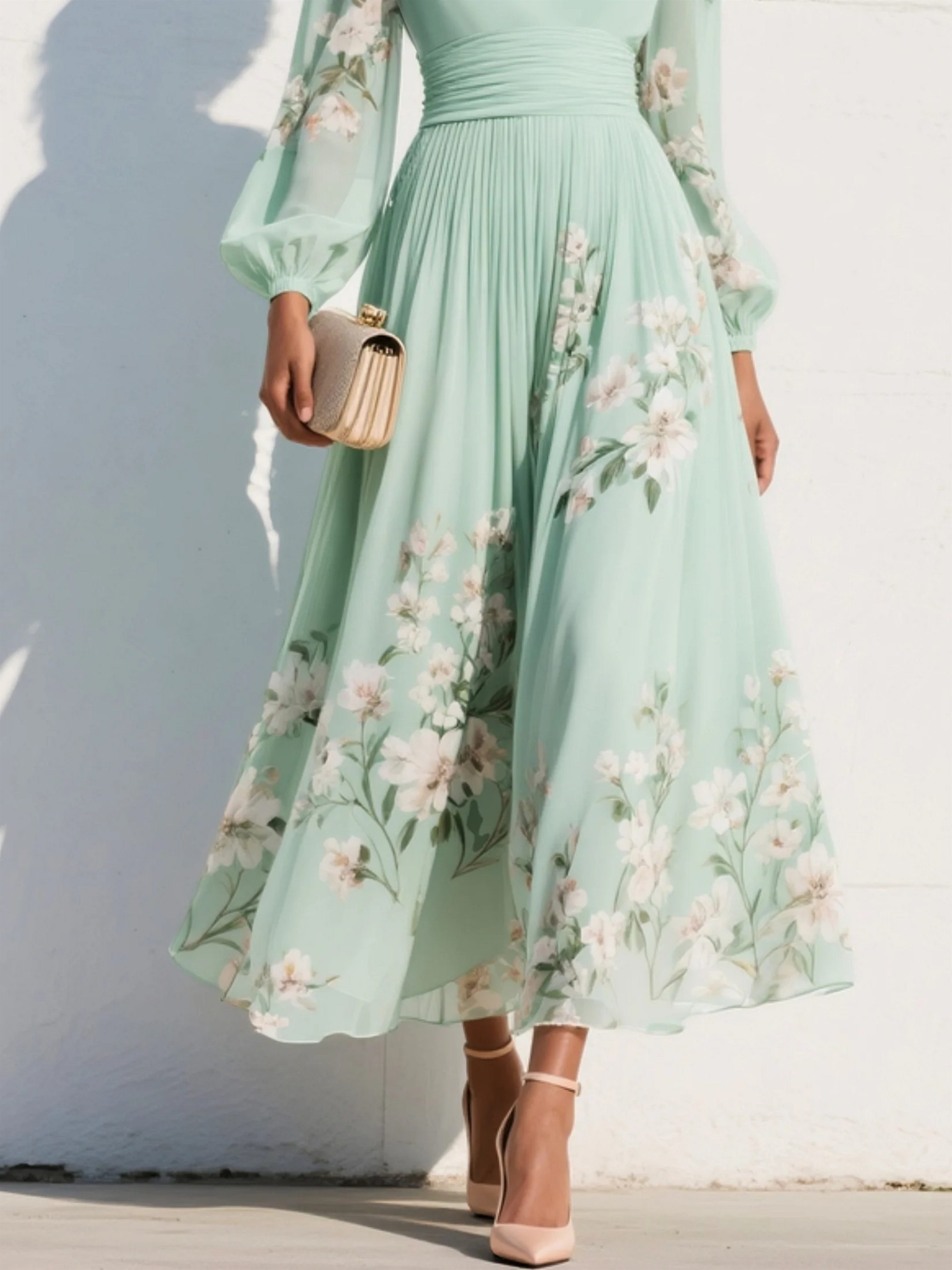 Willow™ Flowing Floral Midi Dress