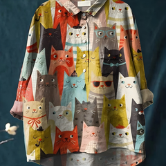 Tresha™ Playful Print Blouse