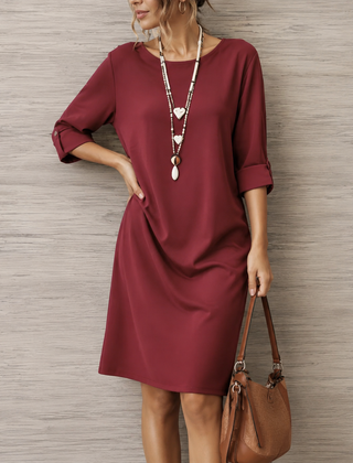 Odette Tummy-Concealing Midi Dress