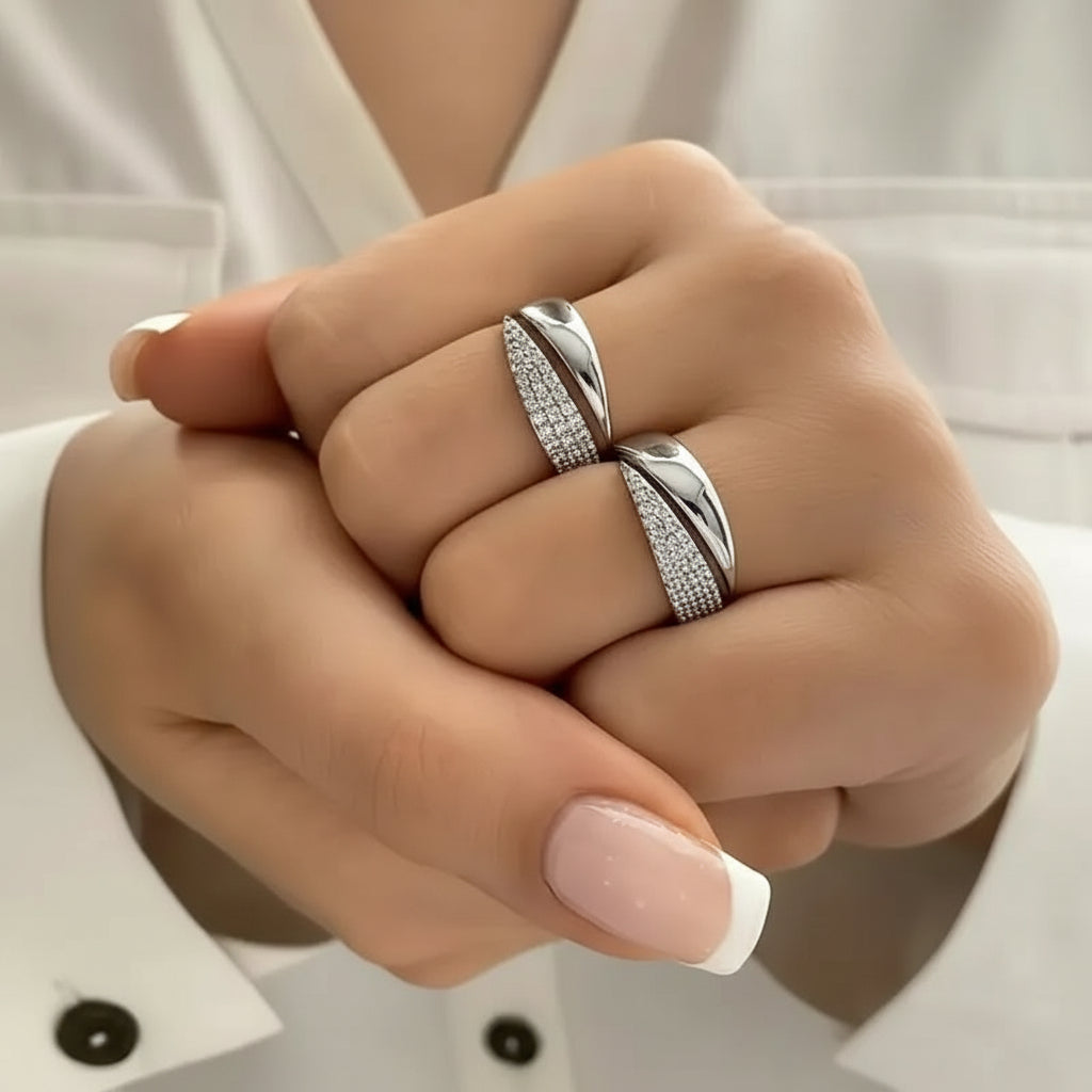 Elegant Gold Ring | Symbol of Strength, Hope & Solidarity