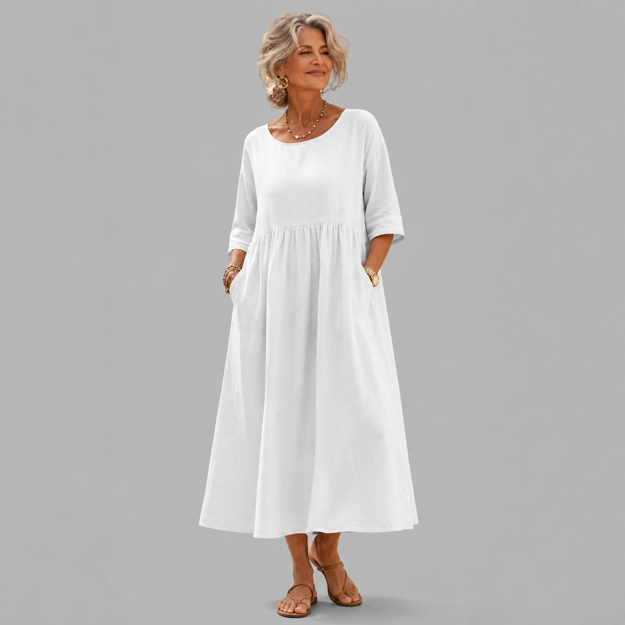 Mariella Flattering Everyday Dress