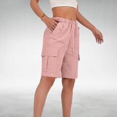 Leanna™ Comfort Stretch Cargo Shorts