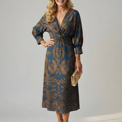 Alisson | Elegant Wrap Midi Dress