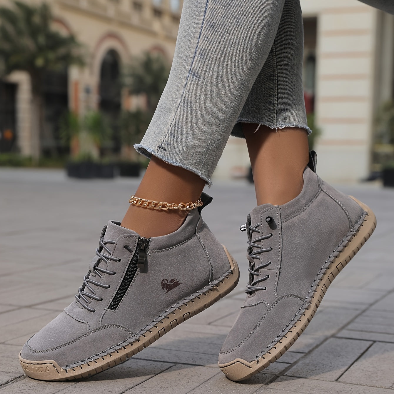 Madison™ | Orthopedic Zip Comfort Sneakers