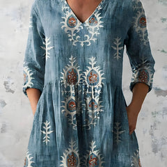 Willow| Long Blouse with V-Neck