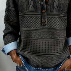 Rowan™ Half-Button Collared Sweatshirt