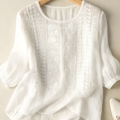 Violet™ Embroidered Boho Blouse