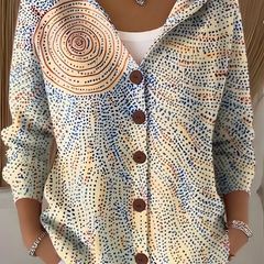 Gillian™ Artistic Warm Long Cardigan