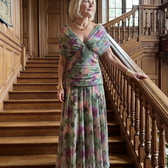 Faye | Off-Shoulder Flow Midi Dress