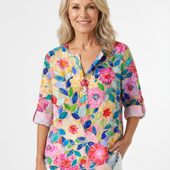 Aaliyah™ Chic Floral Print Blouse