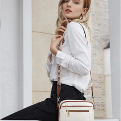 Selena™ Refined Leather Shoulder Bag