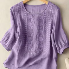 Violet™ Embroidered Boho Blouse