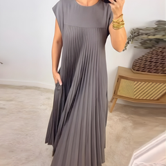 Callista™ Elegant Pleated Dress