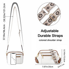 Selena™ Refined Leather Shoulder Bag