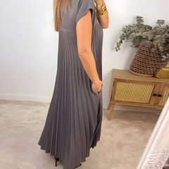Callista™ Elegant Pleated Dress