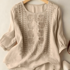 Violet™ Embroidered Boho Blouse