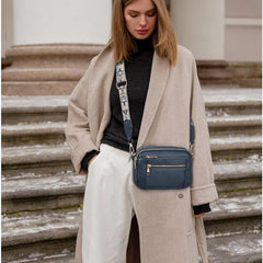 Selena™ Refined Leather Shoulder Bag