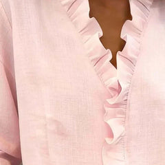 Lottie™ Ruffle V-Neck Blouse