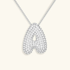 Bubble Initial Necklace