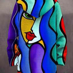Addison™ - Luxurious Art-Inspired Zip-Up Hoodie