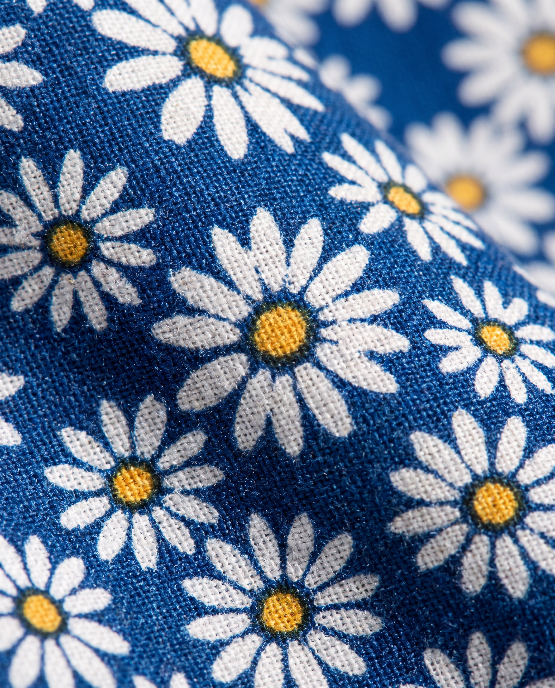 Cobalt Daisy Pocket Midi Dress