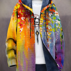 Brielle™ - Luxurious Art-Inspired Zip-Up Hoodie