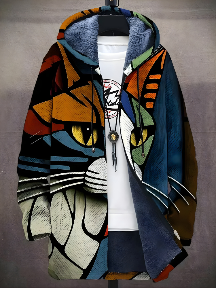 Olive™ - Luxurious Art-Inspired Zip-Up Hoodie