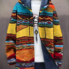 Brielle™ - Luxurious Art-Inspired Zip-Up Hoodie
