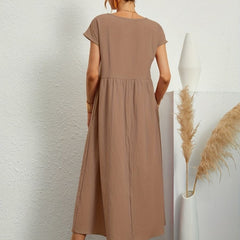 Cassandra™ Elegant Round Neck Dress