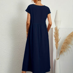 Cassandra™ Elegant Round Neck Dress