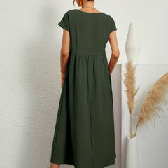 Cassandra™ Elegant Round Neck Dress