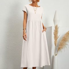 Cassandra™ Elegant Round Neck Dress