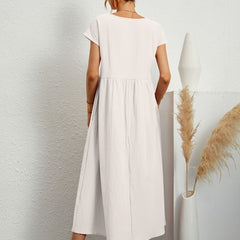 Cassandra™ Elegant Round Neck Dress
