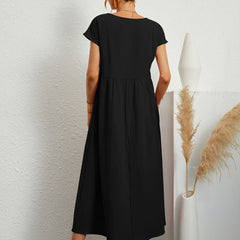 Cassandra™ Elegant Round Neck Dress