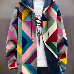 Callie™ - Luxurious Art-Inspired Zip-Up Hoodie