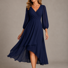 Lottie | Elegant V-Neck Maxi Dress