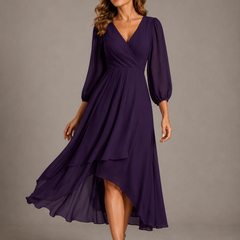 Lottie | Elegant V-Neck Maxi Dress